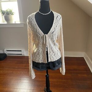 LC Cream Knit Cardigan